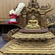 พระบูชานิรันตราย เปียกทอง องค์ดารา