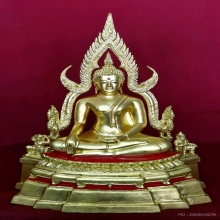 พระบูชาหลวงพ่อชินราช 6.5 นิ้ว รุ่น 70 ปี ลงรักปิดทอง  