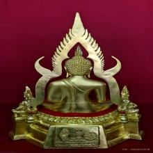 พระบูชาหลวงพ่อชินราช 6.5 นิ้ว รุ่น 70 ปี ลงรักปิดทอง  