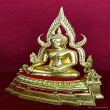 พระบูชาหลวงพ่อชินราช 6.5 นิ้ว รุ่น 70 ปี ลงรักปิดทอง  