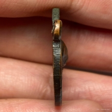 เหรียญกลมหลังสิงห์ หลวงพ่อจง วัดหน้าต่างนอก ปี 2502 