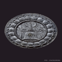 พ่อจตุคามรามเทพ โคตรเศรษฐี ปี2549 เนื้อดำ ฝังหัวนอโม โค้ด2อุ