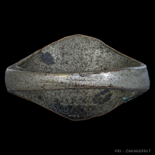 แหวนรุ่นแรก หลวงปู่สุข วัดโพธิ์ทรายทอง เนื้อทองแดงกะไหล่เงิน