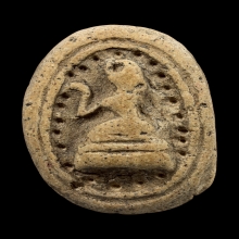 แม่นางกวักไข่ปลา หลังยันต์นะชาลีติ หลวงปู่เผือก วัดกิ่งแก้ว