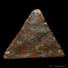 พระนางพญา พิมพ์สังฆาฏิ เนื้อดิน จ.พิษณุโลก