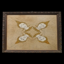 ผ้ายันต์พระพรหม 4 หน้า อาจารย์เฮง ไพรยวัล วัดสะแก ( 1 )