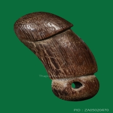 ปลัดขิกก้นลูกแก้ว หลวงพ่อเหลือ วัดสาวชะโงก เนื้อไม้คูณ