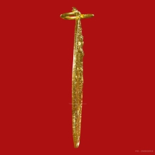 เหรียญท้าวหิรัญพนาสูร เนื้ออลูมิเนียมกะไหล่ทอง  