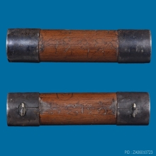 ๙ “ไม้รวกวัดกลางท่าเรือ+จารพิเศษ” ตะกรุดหลวงพ่อนอ ๙