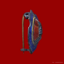 เหรียญโล่หลังเข็มกลัด สมเด็จพระพุทธโฆษาจารย์ (เจริญ) ปี 2487