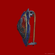 เหรียญโล่หลังเข็มกลัด สมเด็จพระพุทธโฆษาจารย์ (เจริญ) ปี 2487