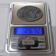 เหรียญเงิน 8 เรียลปี 1820 พระเจ้าเฟอร์ดินานด์ที่ 7 แห่งสเปน 