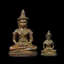 พระกริ่งและพระชัยวัฒน์ พระพุทธมหาธรรมราชา เนื้อทองสำริด