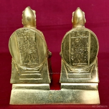 พระบูชาเจ้าพ่อเจ้าแม่ชุมแสง กะไหล่ทอง ขนาด 6 นิ้ว