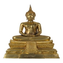 พระพุทธไชยศรี วัดกลางบางแก้ว ปี2518 ขนาดหน้าตัก 9 นิ้ว