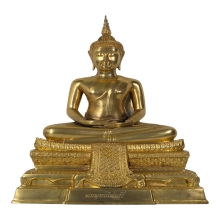 พระพุทธไชยศรี วัดกลางบางแก้ว ปี2518 ขนาดหน้าตัก 9 นิ้ว