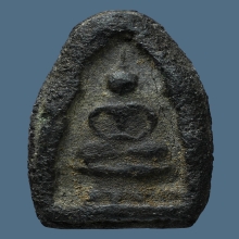 ลพ.พ่วง วัดกก พิมพ์นั่งพานใหญ่ เนื้อใบลาน ปี2470 จ.กรุงเทพฯ