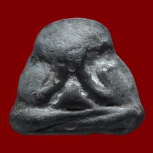 พระปิดตาเนื้อตะกั่วหัวลูกปืน หลวงพ่อช่วง วัดจำปา กรุงเทพฯ 