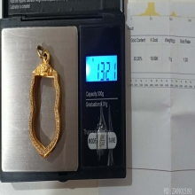 ตลับทอง90 เพชรแท้ เหรียญเสมา ลป.ทวด / ลพ.เงิน 13.21 กรัม