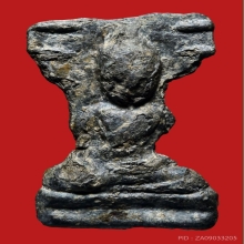 พระมเหศวรพิมพ์ใหญ่ฐานสูง เนื้อชินเงินวัดพระศรีฯ จ.สุพรรณบุรี