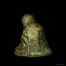 รูปหล่อโบราณหลวงพ่อเขียน ค่อมเล็ก ออกวัดพร้าว พิจิตร ปี2500