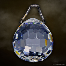 ลูกแก้วเจียรนัยคริสตัลลูกแพรหลวงพ่อฤาษีลิงดำ วัดท่าซุง