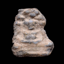 พระนาคปรก เนื้อตะกั่วสนิมแดง พิมพ์เล็ก กรุวัดลาวทอง