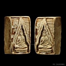 พระวัดปากน้ำ รุ่นแรก พิมพ์ 3 เคลือบแชล็ค พระพักตร์งามๆ