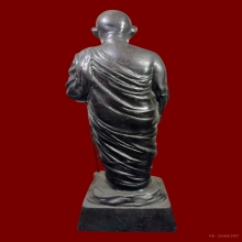 รูปเหมือนหลวงปู่ฝั้น พิมพ์ยืน ชุดไตรภาคี วัดบวร ปี๒๕๒๐