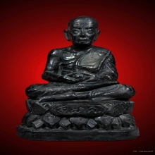 พระบูชาหลวงปู่ทวดวัดพะโค๊ะ เนื้อปูนผสมว่าน ปี2512