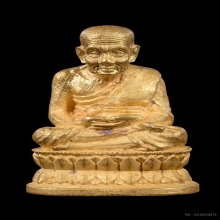 หลวงพ่อทวดรุ่นสร้างเจดีย์ ชุดทองคำ สร้างปี 2533 สวยๆ