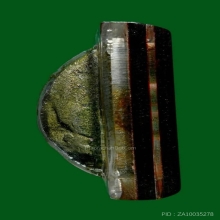 รูปหล่อโบราณพ่อแก่ฤาษี เนื้อทองผสม น้ำทองตามซอก