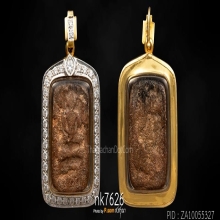 หลวงพ่อปาน ขี่นกบัวฟันปลา มาพร้อมเลี่อมทอง ฝังเพชรCZ