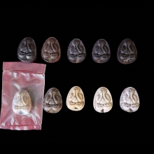 พระปิดตาหลังยันต์ดวงเล็ก สมเด็จญาณสังวรเจริญ วัดบวร ปี 23