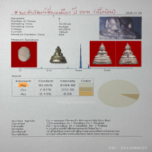 พระชัยวัฒน์สี่มุมเมือง ปี ๒๕๑๑ (เนื้อเงิน)