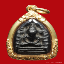 พระลำพูนดำ หรือพระผงดำ หลวงพ่ออิ่ม วัดหัวเขา สุพรรณบุรี