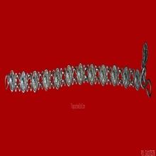 สร้อยข้อมือห่วงคู่หัวนะโม พ่อท่านคล้าย พร้อมจี้