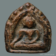 พระขุนแผนกรุบ้านกร่าง พลายเดี่ยวพิมพ์ซุ้มประตู (ลงรักไม่แพง)