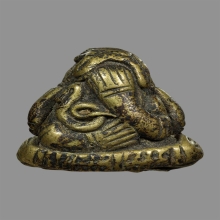 พระปิดตาเนื้อขัยลงหิน ศิลปะเขมร เก่าลึกๆ