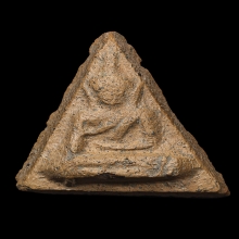 พระนางพญา พิมพ์มีหู กรุวัดโพธิญาณ(โรงทอ) 