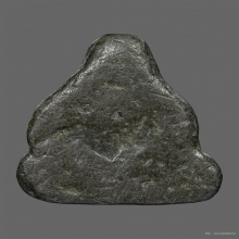 พระปิดตาหลวงพ่อแก้วพิมพ์เล็กตัดชิด