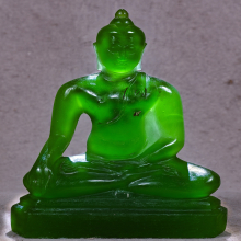 พระแก้ว แกะเก่า หน้าตัก 4 นิ้ว