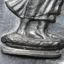 พระ 25 พุทธศตวรรษ ปี 2500 เนื้อชินตะกั่ว บล็อครองเท้าบู๊ท