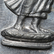 พระ 25 พุทธศตวรรษ ปี 2500 เนื้อชินตะกั่ว บล็อครองเท้าบู๊ท