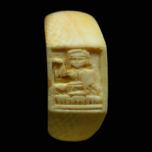 แหวนนางกวักงาแกะหลวงพ่อกัน