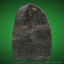 พระกำแพงเชยคางข้างเม็ด พิมพ์เล็ก เนื้อชินเงิน กำแพงเพชร