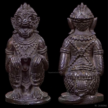 หนุมานเนื้อนวะโลหะ หลวงปู่ทิมวัดละหารไร่ สวยแชมป์ 5