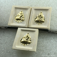 3องค์ พระคำข้าวมหาลาภ รุ่น 2 หลวงพ่อฤาษีลิงดำ  ปิดทองเร่งลาภ