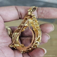 ตลับทองคำ ฝังเพชรเเท้ ใสเหรียญมหาชนกพิมพ์ใหญ่ สวยมาก