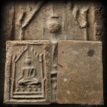 พระเนื้อดิน ลพ.พ่วง วัดกก พิมพ์ชินราช ปี2473 จ.กรุงเทพฯ